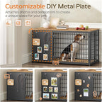 YATINEY Foldable Dog Crate Furniture, 47.2" Dog Crate - Image 4