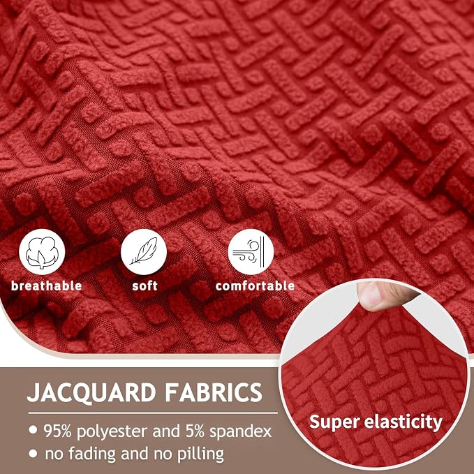 ALIECOM 100% Waterproof Recliner Sectional Couch Covers L Shape Stretch Corner - Image 5