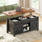 SEDETA Lift Top Coffee Table, 4 in 1 Multi-Function Convertible Coffee Tables - Image 2