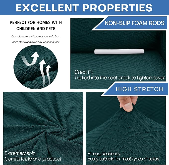 XINEAGE New 1 Piece Couch Covers - Image 5