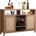 SICOTAS 51" Coffee Bar Cabinet Bar Cart by SICOTAS