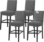 Turquoize 100% Waterproof Bar Stool Cover Stretch Washable Barstool Seat Covers by Turquoize
