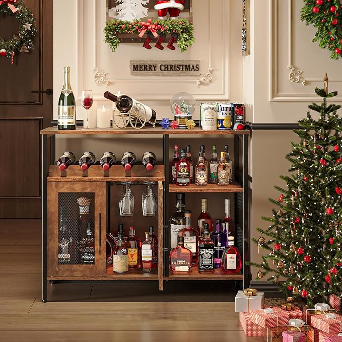 X-cosrack Wine Bar Rack Cabinet - Image 7