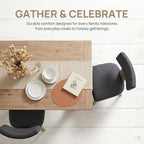 VESCASA Upholstered Farmhouse Dining Chairs - Image 5