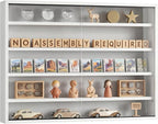 5-Tier Wall Mounted Display Cabinet, No Assembly Required Ready to Use Out of by Odjaraye