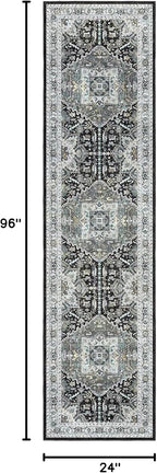 Madane Hallway Runner Rug 2x8 Washable Kitchen Rugs, Soft Non Slip Throw Entry - Image 2