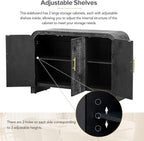 Retro Minimalist Curved Sideboard - Image 7