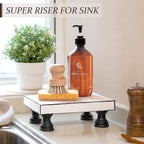 EOSAHR Decorative Wooden Riser for Display : Farmhouse Pedestal Stand for Retro - Image 2
