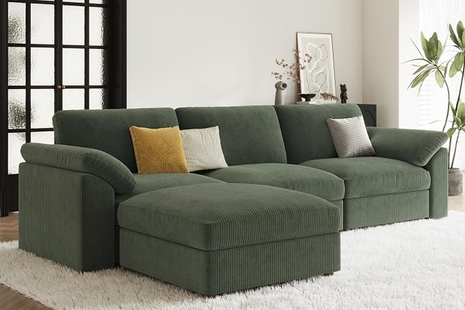 EASE MOOSE Oversized Sectional Modular Sofa, Deep Seat Modular Sectional Cloud - Image 5