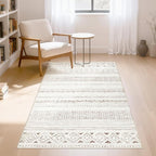 cotiled Washable 3x5 Entryway Rugs: Boho Moroccan Soft Small Rug | Solve Modern by COTILED