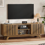 ONBRILL 63-Inch TV Stand for TVs up to 75 Inch, Mid-Century Modern Television by ONBRILL