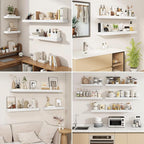 fuqing Floating Shelves for Wall, Wall Mounted Wood Floating Shelf - Image 7
