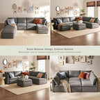 mopio Oversized Modular Sectional Sofa - Image 3
