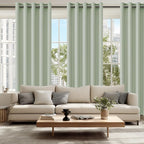 Blackout Curtains for Bedroom, 60 x 84 Inches Long, Seafoam Green | Thermal - Image 6