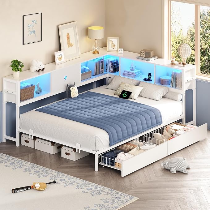 Hasuit Corner Full Bed Frame - Image 9
