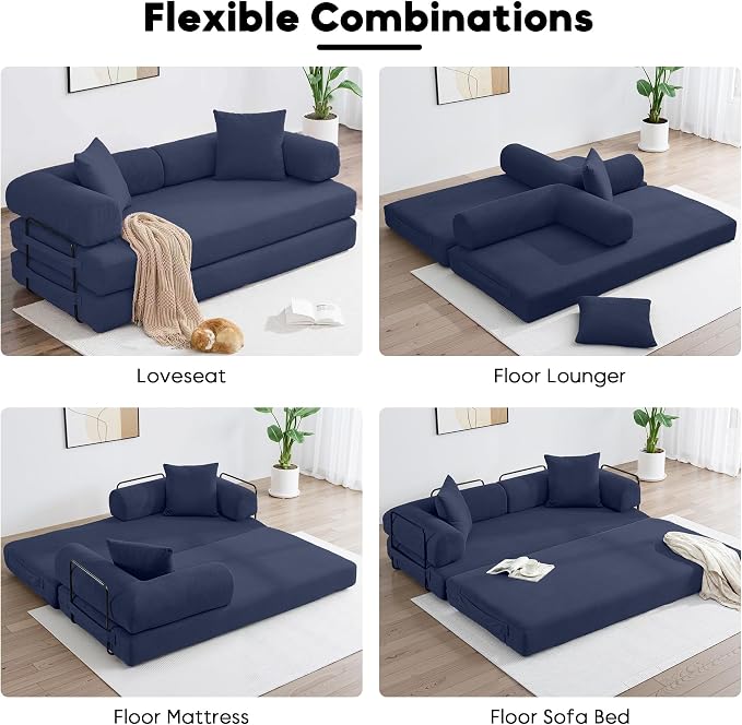ZEIINPA Convertible Sleeper Sofa Bed - Image 7