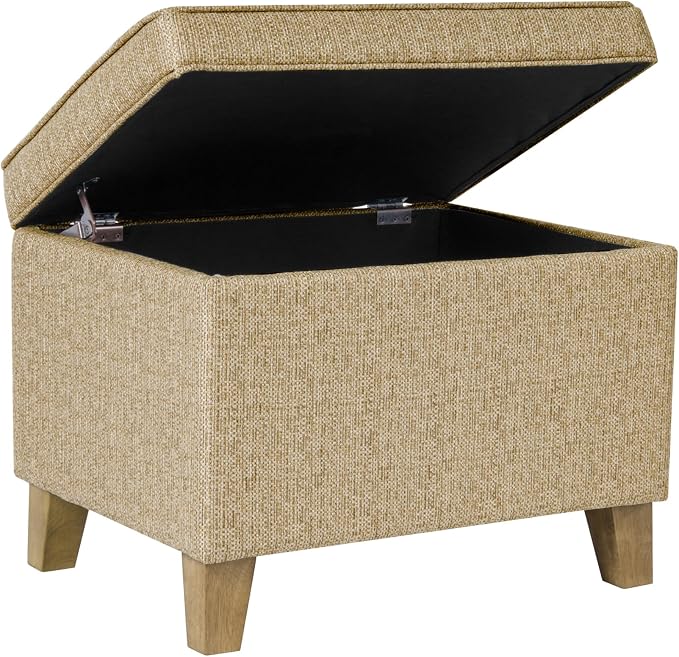 Homepop Home Decor | Medium Square Storage Ottoman - Image 7