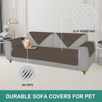 Foxdecor Couch Arm Covers Sofa Arm Cover, Arm Chair Covers Set of 2, Non-Slip - Image 4