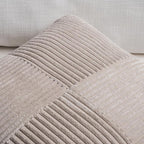 Fancy Homi Set of 2 Neutral Taupe Boho Long Lumbar Body Decorative Throw Pillow - Image 3