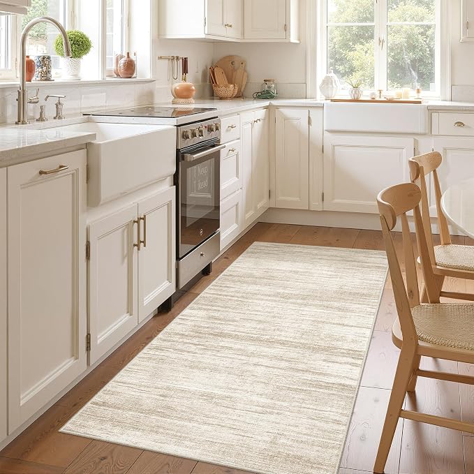 3x6 Runner Rug Non Slip, Washable Hallway Runner Rug, Nursery Room, Soft Runner by Restydon