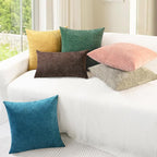 CaliTime Decorative Couch Throw Pillow Covers 26 X 16 Inches Light Taupe | Pack - Image 4