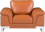 Blackjack Furniture Weston Collection Italian Leather Living Room Chair - Image 2