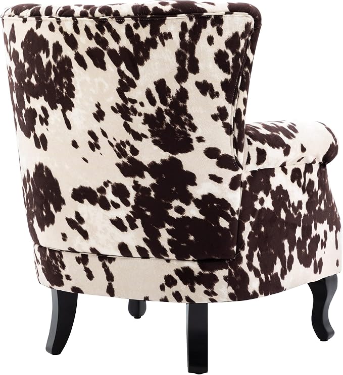 Cow Print Accent Chairs Set of 2 - Image 5