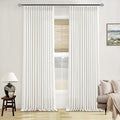 Beige White 120 Inch Curtains High Ceiling Tall Curtains 2 Panels | Pinch by Twodrapes