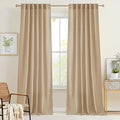 RYB HOME Linen Semi Sheer Curtains by RYBHOME