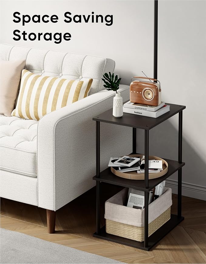 PARTPHONER Floor Lamp with Table, Night Stand with Lamp, Narrow Side Table with - Image 6