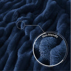 Exclusivo Mezcla Striped California King Size Fleece Blanket - Image 7