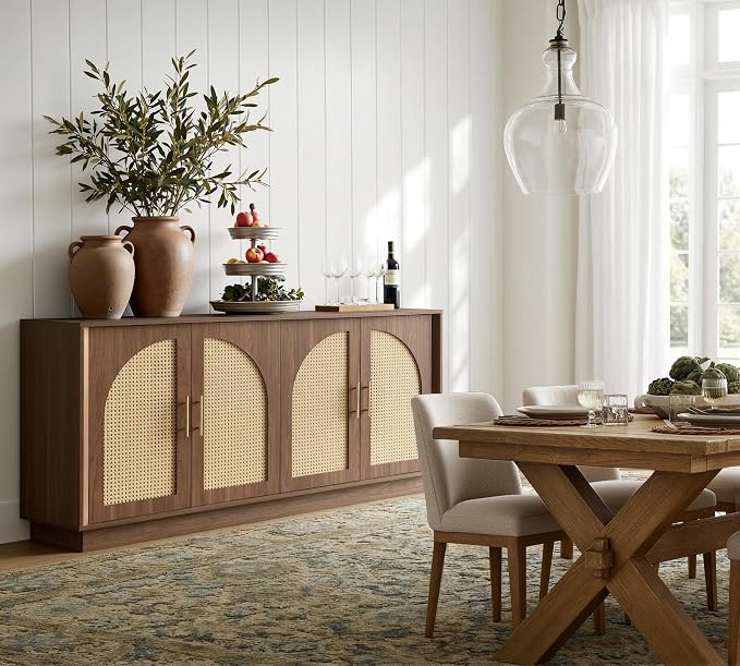 FORTUNETEC 63" Sideboard Buffet Cabinet - Image 9