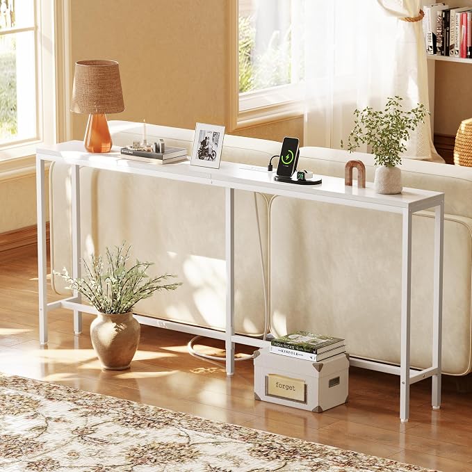 SUPERJARE 70 Inch Console Table - Image 7