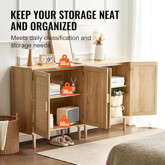 VEVOR Rattan Buffet Cabinet - Image 5