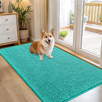 OLANLY Dog Door Mat for Muddy Paws 54x32, Super Absorbent Chenille Mud Mat | by OLANLY
