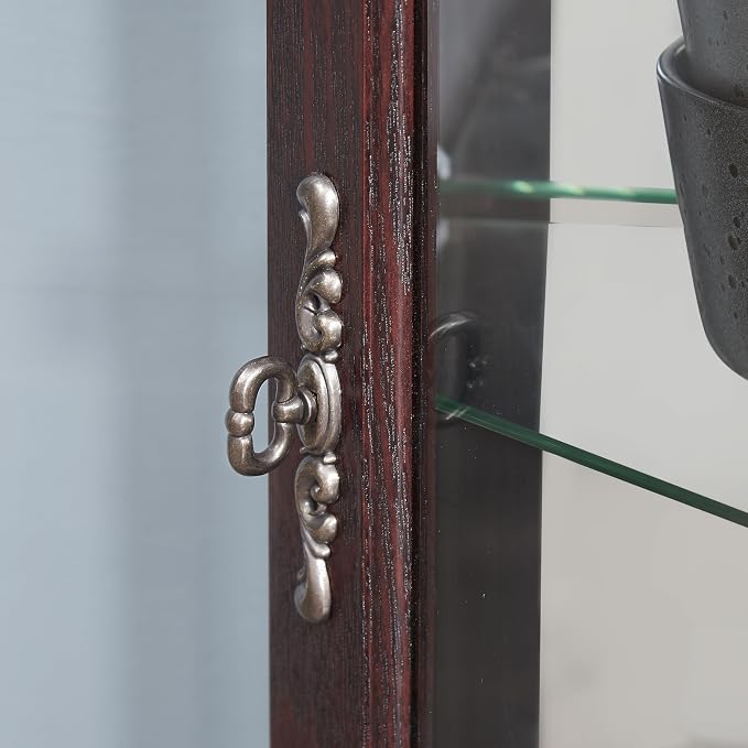 Glass Corner Display Cabinet - Image 7