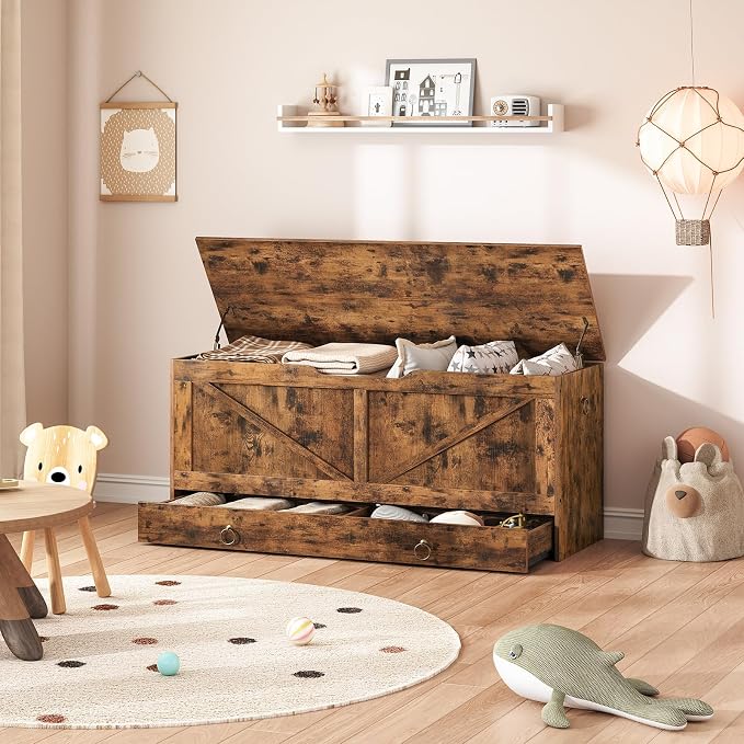 HOOBRO Storage Chest, 43.3" Toy Chest - Image 2