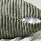 MIULEE Light Olive Green Decorative Throw Pillow Covers - Image 3