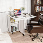 3imothrix Folding Dining Table, Small Dining Table, Space Saving Dining Table - Image 5