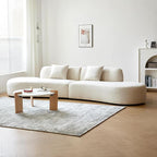 Container Furniture Direct 132" Curved Sofa by ContainerDirect
