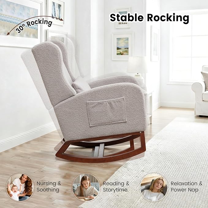 Nursery Rocking Chair, Rocking Chair - Image 4