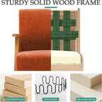 2 Pcs Home Accent Chair Mid Century Modern Accent Chair - Image 4