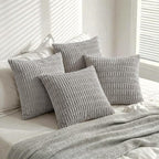 Fancy Homi 4 Packs Decorative Throw Pillow Covers - Image 5