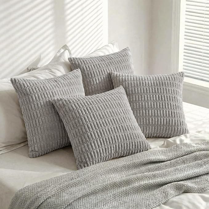 Fancy Homi 4 Packs Decorative Throw Pillow Covers - Image 5