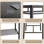 IRONCK Dining Table Set for 4, Kitchen Table - Image 7