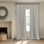 Linen Blackout Curtains 84 Inch Length 2 Panels Set - Image 2