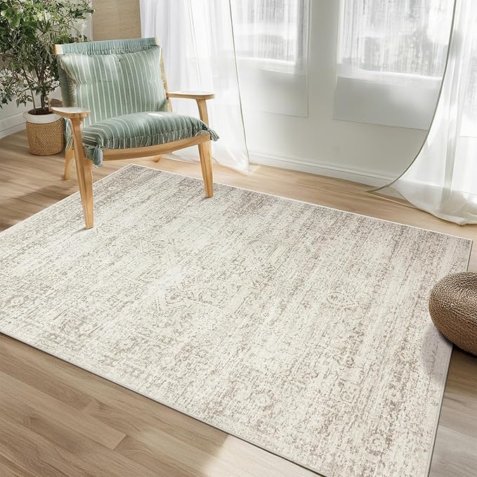 Washable Rugs 3x5 Area Rugs for Living Room, Laundry Room | Ultra Soft by Srugn