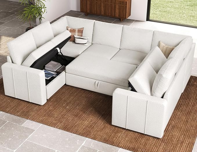 Belffin Modular Sectional Sleeper Sofa Bed - Image 3