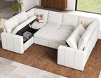 Belffin Modular Sectional Sleeper Sofa Bed - Image 3
