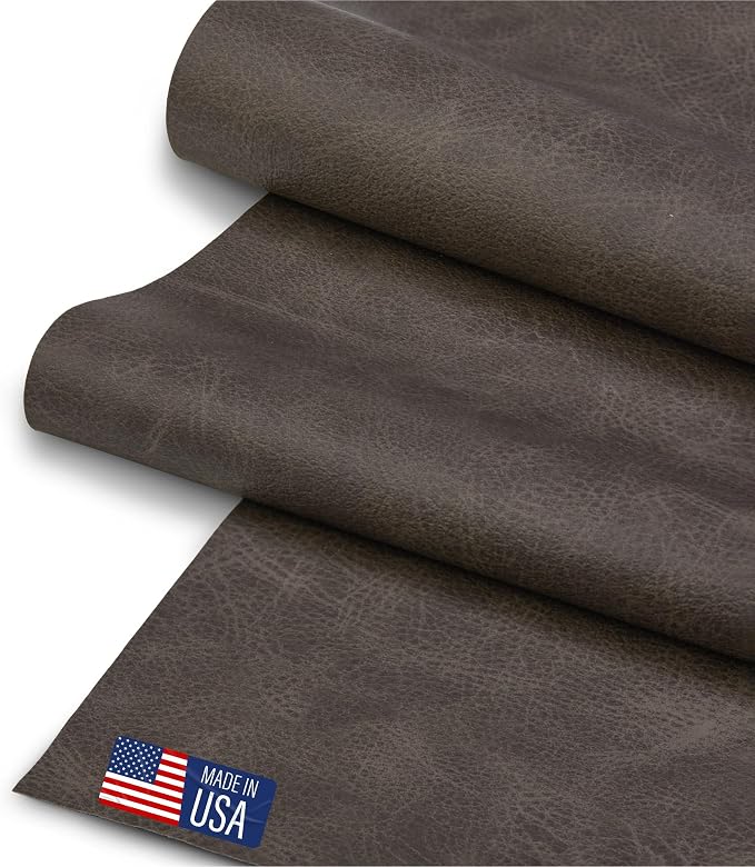 Faux Leather Fabric, Thick Durable Synthetic Repholstery Leather Vinyl by SARANDAVE